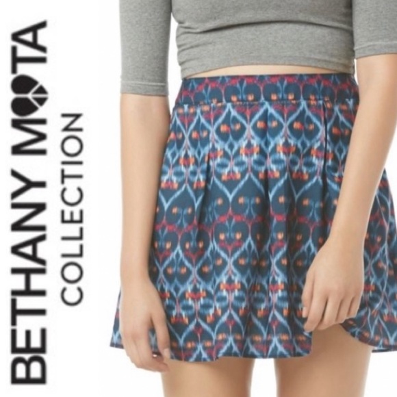 Aeropostale Bethany Mota Small Skirt Multicolored Aztec Print Floral Pattern NWT - Picture 6 of 9